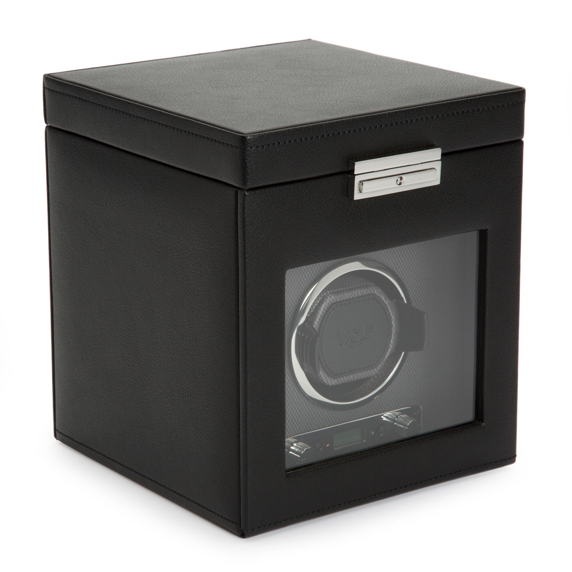 Viceroy Black 1 Piece Watch Winder with Storage WOLF 456102